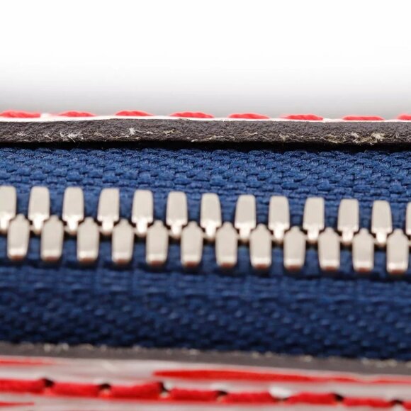 LOUIS VUITTON Alma BB Handbag M54548 Epi Denim 2WAYShoulder Red / dark blu... - Picture 8 of 12